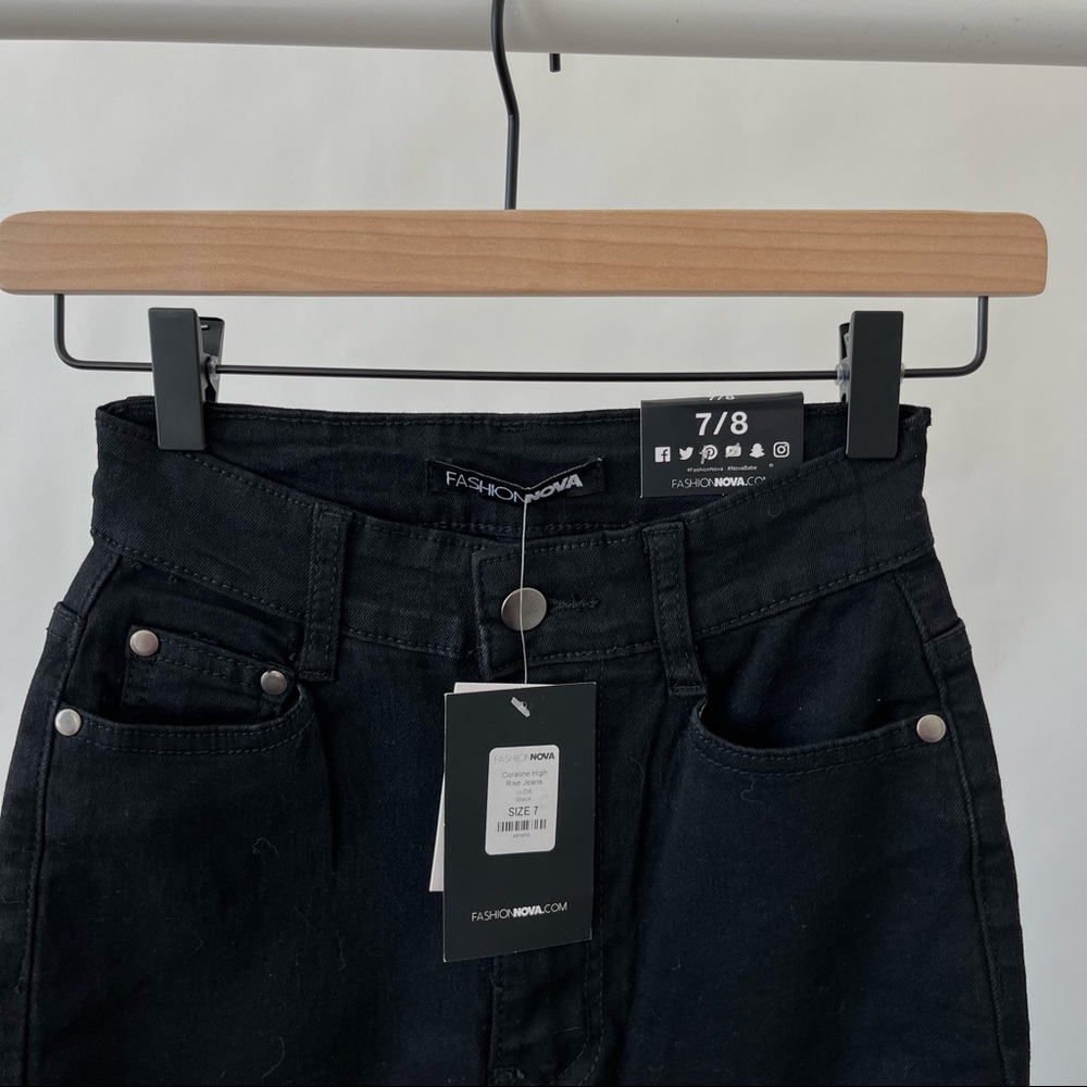 Fashion Nova black skinny jeans